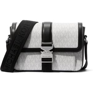 imageMichael Kors Hudson Aviator CrossbodyGunmetalhardwareBright White