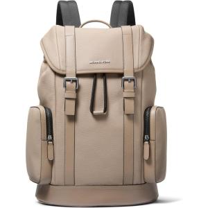 imageMichael Kors Mens Hudson City Buckle Backpack GunmetalHardwareSignatureImperial Blue One SizeSilver TonehardwareBirch