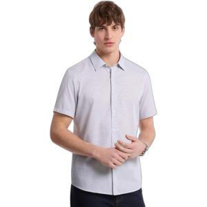 imageMichael Kors Mens Short Sleeve Mini Bowtie ShirtWhite