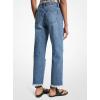 imageMichael Kors Womens Frayed Distressed JeanDusk Blue Wash