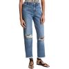 imageMichael Kors Womens Frayed Distressed JeanDusk Blue Wash