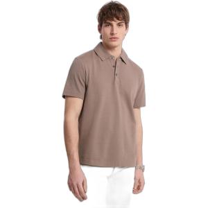 imageMichael Kors Mens Light Weight Bubble Knit PoloChestnut