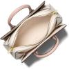 imageMichael Kors Womens Laila Small SatchelGoldtone HardwareSoft PinkLight CreamFawn
