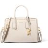 Gold-tone Hardware/Light Cream