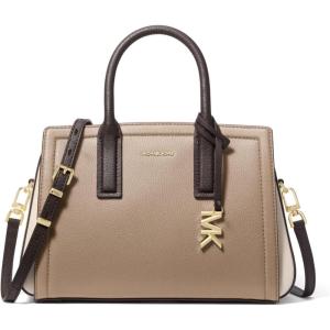 imageMichael Kors Womens Laila Small SatchelGoldtone HardwareBirch Multi