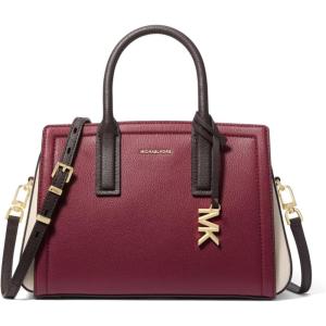 imageMichael Kors Womens Laila Small SatchelGoldtone HardwareMulberry Multi