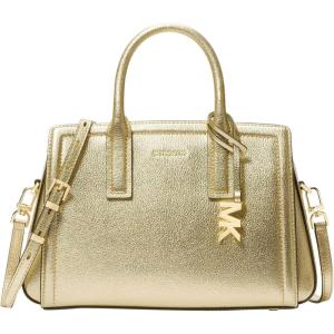 imageMichael Kors Womens Laila Small SatchelGoldtone HardwarePale Gold
