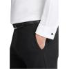 imageMichael Kors Mens Dress Shirt Comfort Stretch French Cuff Regular FitWhite