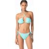 imageMichael Kors Womens Textured Stripe String Bikini TopBlue