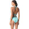 imageMichael Kors Womens Textured Stripe String Bikini TopBlue