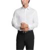 imageMichael Kors Mens Dress Shirt Comfort Stretch French Cuff Regular FitWhite