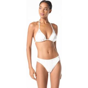 imageMichael Kors Womens Laser Cut Triangle Bra TopWhite