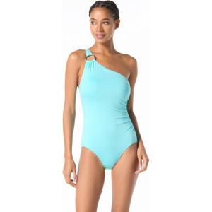 imageMichael Kors Womens Solid Logo Ring Shoulder One PieceTurquoise