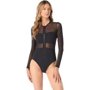 imageWomens Mesh Longsleeve Zipfront 1pcBlack