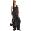 imageMichael Kors Womens Satin Wide Leg PantBlack