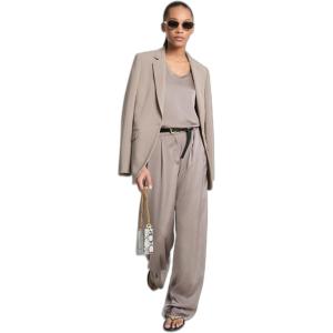 imageMichael Kors Womens Satin Wide Leg PantChestnut