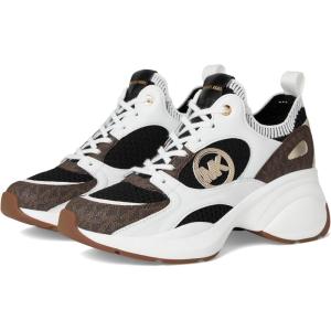 imageMichael Kors Womens Zuma Knit Trainer SneakerBrown Multi