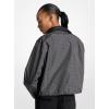 imageMichael Kors Womens Reversible Mk Logo JacketNickel