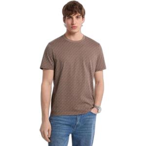 imageMichael Kors Mens Mk Signature TShirtChestnut