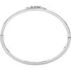 imageMichael Kors SilverTone Bracelet for Women Bracelets Jewelry for WomenMK Logo Bangle