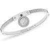 imageMichael Kors SilverTone Bracelet for Women Bracelets Jewelry for WomenPav Logo Hinge