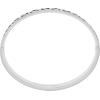imageMichael Kors SilverTone Bracelet for Women Bracelets Jewelry for WomenSilverBlack MK Bangle