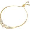 imageMichael Kors GoldTone Bracelet for Women Sterling Silver Bracelets Jewelry for WomenGold Double Layer