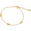 imageMichael Kors GoldTone Bracelet for Women Sterling Silver Bracelets Jewelry for WomenGold MK Logo