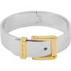 imageMichael Kors SilverTone Bracelet for Women Bracelets Jewelry for WomenTwo Tone Chunky Bangle