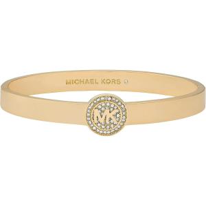 imageMichael Kors Gold Bracelet for Women Bracelets Jewelry for WomenCrystal Logo Bangle