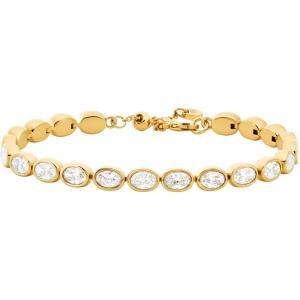 imageMichael Kors Gold Bracelet for Women Bracelets Jewelry for WomenGoldClear Oval Pebble