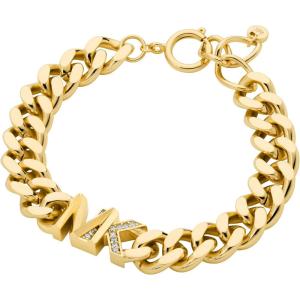 imageMichael Kors Gold Bracelet for Women Bracelets Jewelry for WomenMK Chunky Gold Logo