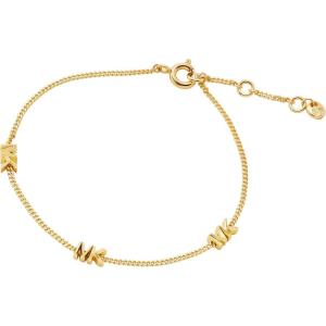 imageMichael Kors GoldTone Bracelet for Women Sterling Silver Bracelets Jewelry for WomenGold MK Logo
