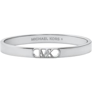 imageMichael Kors SilverTone Bracelet for Women Bracelets Jewelry for WomenMK Logo Bangle