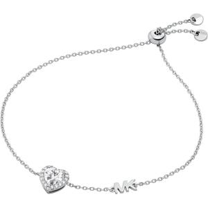 imageMichael Kors SilverTone Bracelet for Women Sterling Silver Bracelets Jewelry for WomenHeart Pav