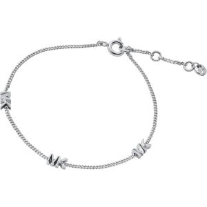 imageMichael Kors SilverTone Bracelet for Women Sterling Silver Bracelets Jewelry for WomenMK Logo