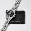 imageMichael Kors Lexington Mens Watch Stainless Steel Bracelet Watch for MenSilverBlack Wallet Gift Set