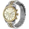 imageMichael Kors Lexington Mens Watch Stainless Steel Bracelet Watch for MenSilverGold