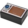 imageMichael Kors Oversized Slim Runway Mens Watch Stainless Steel Watch for MenWatch  Wallet Gift Set