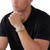 imageMichael Kors Runway Mens Watch Stainless Steel Chronograph Watch for Men with Steel or Silicone BandBeige Gold