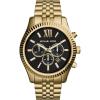 imageMichael Kors Lexington Mens Watch Stainless Steel Bracelet Watch for MenGoldBlack