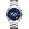 imageMichael Kors Oversized Slim Runway Mens Watch Stainless Steel Watch for MenSilver Chronograph