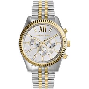 imageMichael Kors Lexington Mens Watch Stainless Steel Bracelet Watch for MenSilverGold