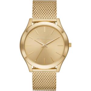 imageMichael Kors Oversized Slim Runway Mens Watch Stainless Steel Watch for MenGold Mesh
