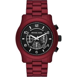 imageMichael Kors Runway Mens Watch Stainless Steel Chronograph Watch for Men with Steel or Silicone BandRed