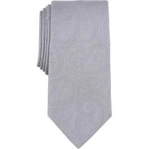 imageMichael Kors Mens Rich Texture Paisley TieGrey