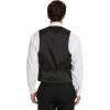 imageMichael Kors Mens 3Piece Slim Fit Tuxedo Suit Separates  Blazer Vest ampamp Pants Perfect for Weddings Proms ampamp Formal EventsBlack