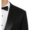 imageMichael Kors Mens 3Piece Slim Fit Tuxedo Suit Separates  Blazer Vest ampamp Pants Perfect for Weddings Proms ampamp Formal EventsBlack