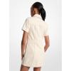 imageMichael Kors Womens Short Sleeve Denim Mini DressNatural Rinse Wash