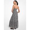 imageMichael Kors Womens Smock Halter Neck Maxi DressTaupe